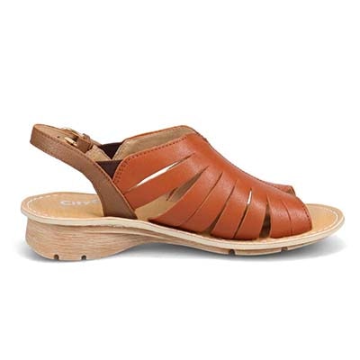 シティ ゴルフ City Golf  爽やかなサマーサンダル　GFL20145 RED･BROWN M　(23.0～23.5)