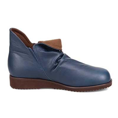 シティ ゴルフ City Golf  幅広５Eラストのカジュアルショートブーツ　GFL5305 NAVY 23.0