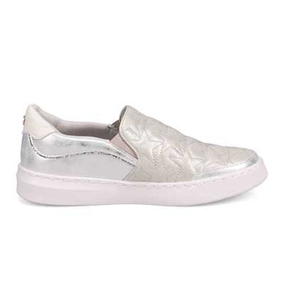 HIROKO KOSHINO キルティングスリッポンスニーカー　HKL6210 SILVER 23