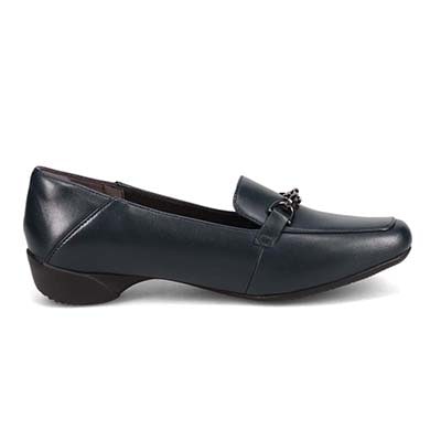 HIROKO KOSHINO  モールドソール・モカパンプス   HKL7524 NAVY 23.0