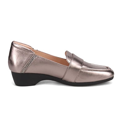 HIROKO KOSHINO ラインストーン付き　ローファーパンプス　HKL8003 BLACK 23.0