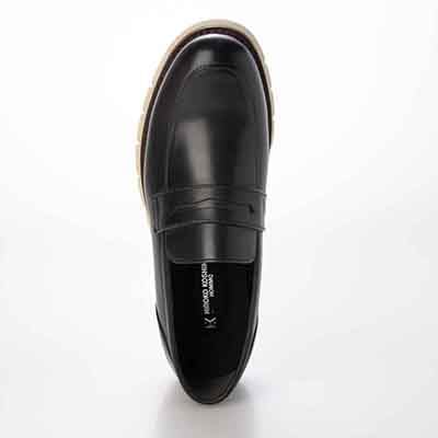 HIROKO KOSHINO HOMME  メンズ スリッポンドレスシューズ　HR5014 GRAY 25.0