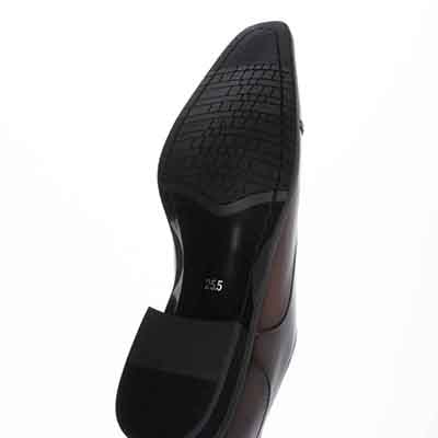 HIROKO KOSHINO HOMME  メンズ 内羽根ストレートチップドレスシューズ　HR5016 D-BROWN/BROWN 25.0