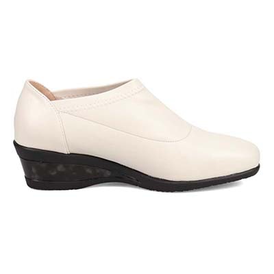 【防水加工】HIROKO KOSHINO FEMME　ストレッチパンプス　HRL1005 IVORY 23.0