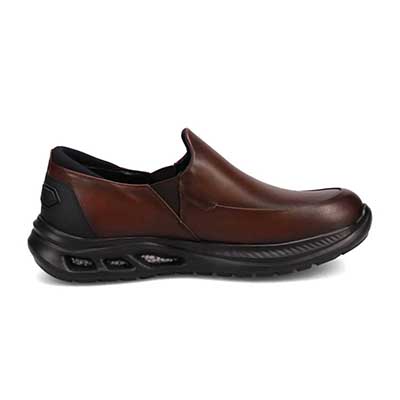 ランバンオンブルー LANVIN en Bleu 「リカバリーインソール」搭載で指圧効果により血行を115％促進。スリッポンカジュアルシューズ　LB1020XR BROWN 25