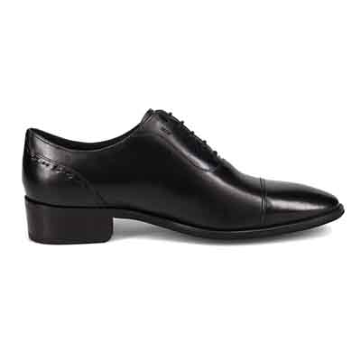 ランバンコレクション LANVIN COLLECTION 「Recovery Shiatsu Insole」搭載で指圧効果により血行をよくする。 軽量設計　内羽根ストレートチップドレスシューズ　LV1019XR BLACK 25.0