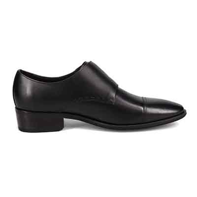 ランバンコレクション LANVIN COLLECTION 「Recovery Shiatsu Insole」搭載で指圧効果により血行をよくする。ダブルモンクストラップドレスシューズ　LV1021XR BLACK 25.0