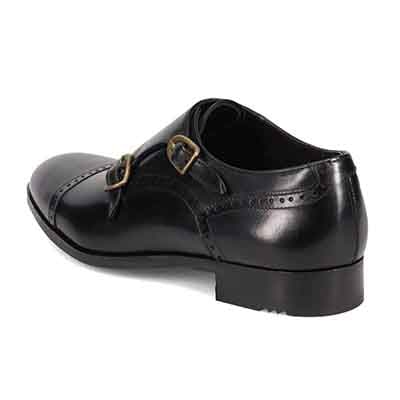 軽量】マドラス madras ダブルモンクビジネスシューズ M423(25.0 BLACK 