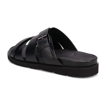 マドラス madras 特許 リカバリーメタインソール搭載シューズ  レザーサンダル  M531MT BLACK M（25.0～25.5ｃｍ）