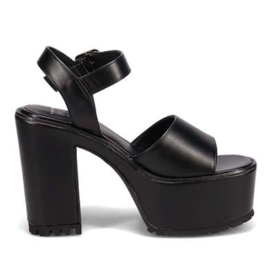 圧倒的な美脚見え！マドラス madras TGC in あいち・なごや 2026 出演モデル着用シューズ　厚底サンダル　MAL7581TGC BLACK M（23.0cm～23.5cm）