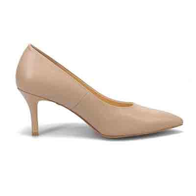 マドラス madras 特許 リカバリーメタインソール搭載 7.0cm  ポインテッドトゥパンプス MAL9105MT BEIGE 23.0