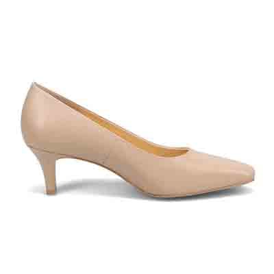 マドラス madras 特許 リカバリーメタインソール搭載 5.5ｃｍ ソフトなスクエアトゥパンプス MAL9106MT BEIGE 23.0