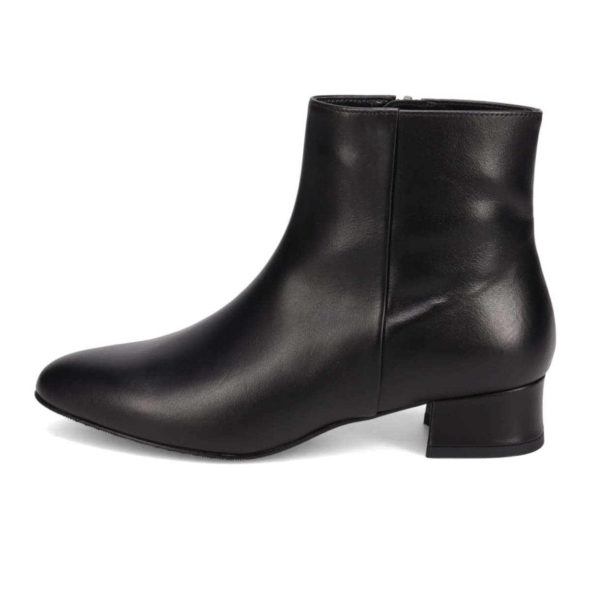 マドラス madras 特許 リカバリーメタインソール搭載 カジュアルにもエレガントにも映える 実用性に磨きをかけた 超万能プレーン3.5ｃｍショートブーツ　MAL9115MT BLACK 23.0