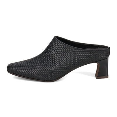 マドラス madras 特許 リカバリーメタインソール搭載　イタリアンレザーを贅沢に使った美しいミュール　MAL9119MT BLACK-EB 23.0