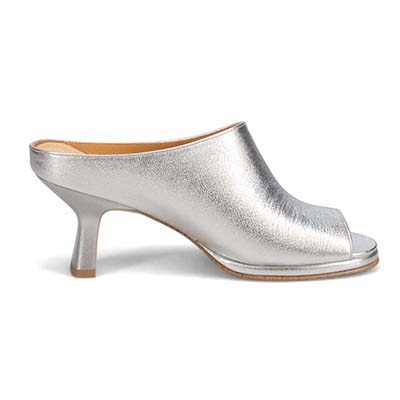 マドラス madras 特許 リカバリーメタインソール搭載  7ｃｍストーム入りミュールサンダル MAL9125MT SILVER M（23～23.5ｃｍ）