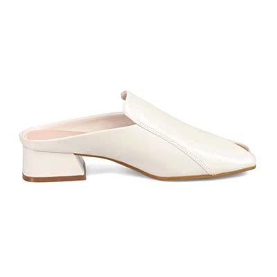 ミッシーデミッシー missy des missy シワ加工　甲深ミュールサンダル　MMD2701 OFF-WHITE 23.0