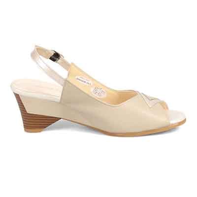 ミッシー デ ミッシー missy des missy Vカット・ウエッジサンダル  MMD3638 WHITE/C 23.0