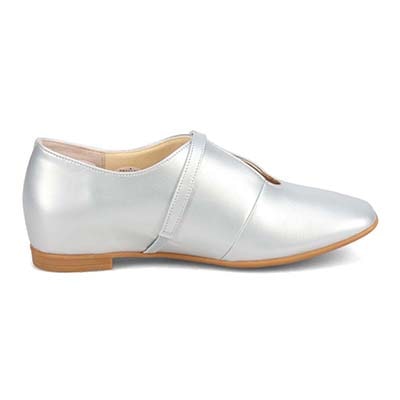 ミッシーデミッシー missy des missy 甲ベルト フラットシューズ　MMD3640 WHITE 23.0