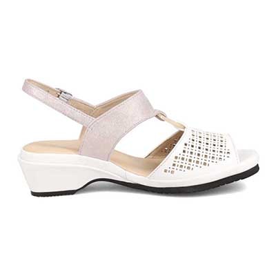 ミッシーデミッシー missy des missy ボロネーゼ製法のウェッジサンダル　MMD7525 BEIGE M　(23.0～23.5)