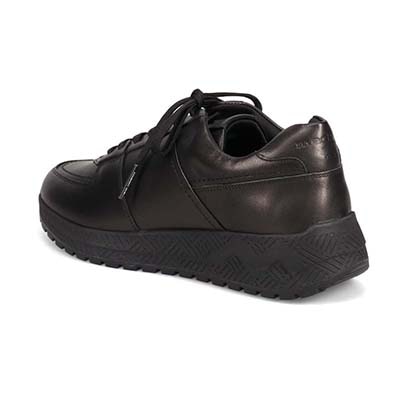 マドラス madras 特許 リカバリーメタインソール搭載シューズ  カジュアルレザースニーカー　MS560MT　ユニセックスサイズ展開 BLACK 23.0（23.5cm相当の足入れ感）