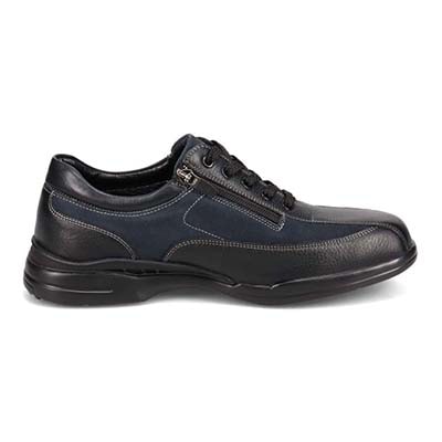 【GORE-TEX】マドラスウォーク madrasWalk　全天候快適　レースアップタウンカジュアルシューズ　MW7400 BLACK/NAVY 25.0