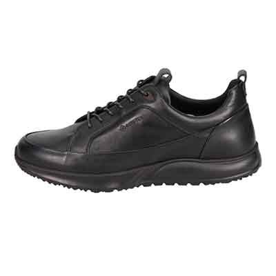 【GORE-TEX】マドラスウォーク madras Walk 「Recovery Shiatsu Insole」搭載で指圧効果により血行をよくする。　全天候快適な ゴアテックスレザースニーカー　MW7600R BLACK 25.0