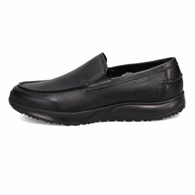 【GORE-TEX】マドラスウォーク madras Walk 「Recovery Shiatsu Insole」搭載で指圧効果により血行をよくする。　全天候快適な ゴアテックススリッポン・カジュアルシューズ　MW7605R BLACK 25.0