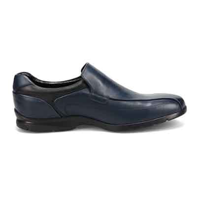 【GORE-TEX】マドラスウォーク madras Walk 「Recovery Shiatsu Insole」搭載で指圧効果により血行をよくする。　全天候快適なゴアテックススリッポン・カジュアルシューズ　MW7702R NAVY/BLACK 25.0