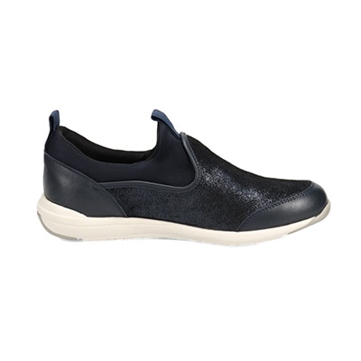 【GORE-TEX】マドラスウォーク madras Walk 「Recovery Shiatsu Insole」搭載で指圧効果により血行をよくする。スニーカー感覚で普段履きにもピッタリ！ さまざまなスタイルにも合うスリッポンスニーカー  MWL1006R NAVY-M 23.0
