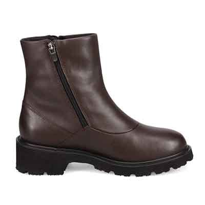 【GORE-TEX】マドラスウォーク madras Walk 「Recovery Shiatsu Insole」搭載　指圧効果により血行をよくする。防滑×防水　4.5cmヒールのタンクソールダブルファスナーブーツ  MWL1049R D-BROWN 23.0