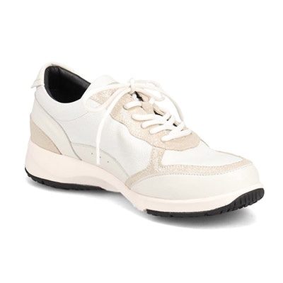 【GORE-TEX】 マドラスウォーク madras Walk 旅行に最適 ウォーキングレザースニーカー　MWL1204 WHITE 23.0
