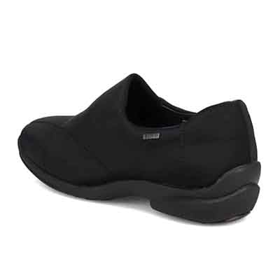 【GORE-TEX×防滑】madras Walk「Recovery Shiatsu Insole」搭載　指圧効果により血行をよくする。スクエアトゥスリッポンシューズ MWL4071R BLACK 23.0