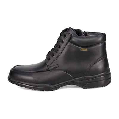 【GORE-TEX】 マドラスウォーク madras Walk 防水 防滑 4E ゴアテックスフットウェア 幅広カジュアルブーツ SPMW5478 BLACK 25.0