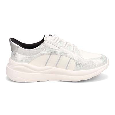 ソフトステップ  レースアップスニーカー  SSP3505 WHITE 23.0