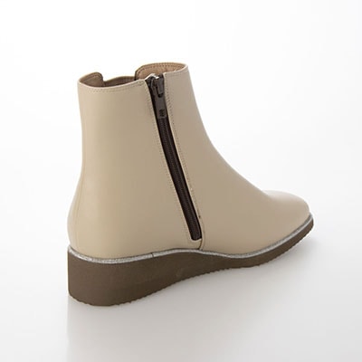 【撥水加工】テーン tehen クッションインソールで履き心地抜群、ラインストーン付きサイドゴアブーツ　TN1776 BLACK 23.0