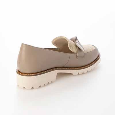 テーン tehen 高みえきれいめローファー　TN1792 BEIGE-TX 23.0