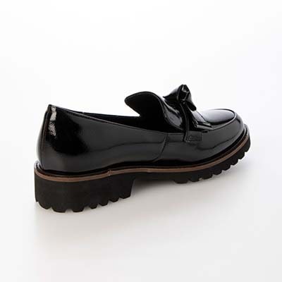 テーン tehen 高みえきれいめローファー　TN1792 BLACK-ENAMEL 23.0