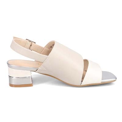 テーン tehen オシャレなヒールもポイント 甲深アシンメトリーカットサンダル　TN1794 L-GRAY/C 23.0