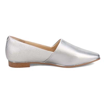 テーン tehen ベーシックフラットパンプス　TN1800 SILVER/C 23.0