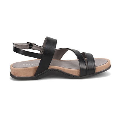 テーン tehen 不動の人気シリーズ♪フラットフットベッドサンダル TN5000 BLACK M　(23.0～23.5)