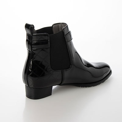 【撥水仕様】テーン tehen 雨の日も安心♪撥水サイドゴアブーツ　TN5002 BLACK M　(23.0～23.5)