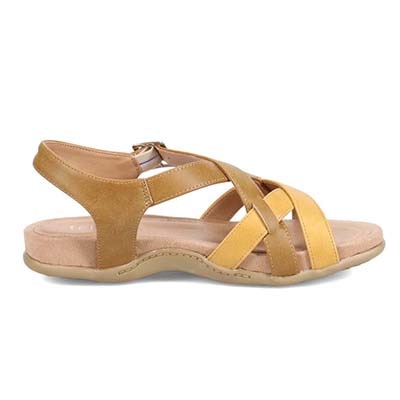 テーン tehen 夏の定番フットベッドフラットサンダル　TN5011 YELLOW M　(23.0～23.5)