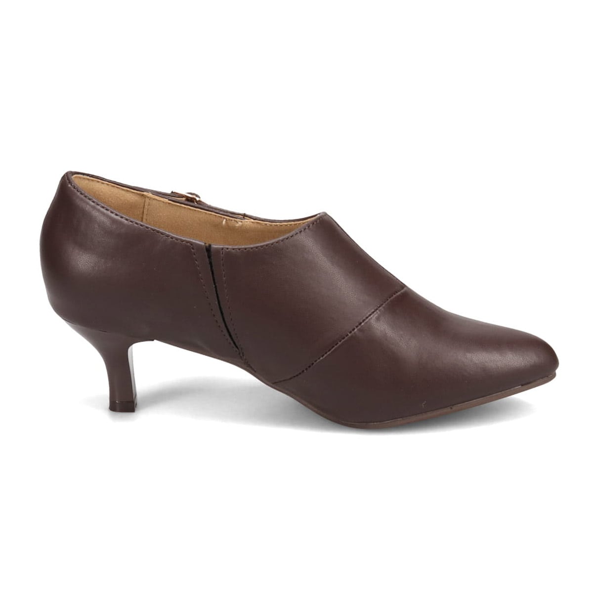 テーン tehen シンプルデザインで活躍間違いなし  バックル付きアーモンドトゥブーティ  TN5505 GRAY-SILKY 23.0