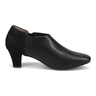 テーン tehen すっきりキレイ目サイドゴアブーティ　TN5508 BLACK 23.0