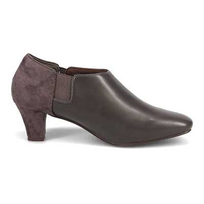 テーン tehen すっきりキレイ目サイドゴアブーティ　TN5508 GRAY 23.0