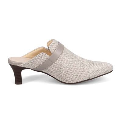 テーン tehen 不動の人気デザイン　スッと履けてきちんと見えるデザインミュール　TN5510 L-GRAY-TX 23.0