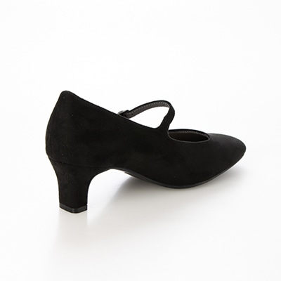 テーン tehen【脱げにくい】レディース パンプス メリージェーン 歩きやすい スクエアトゥ　TN5514 BLACK-SILKY 23.0