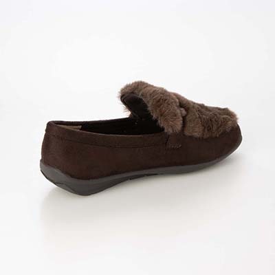 テーン tehen ビットとファー付きドライビングシューズ TN5704 D-BROWN 23.0