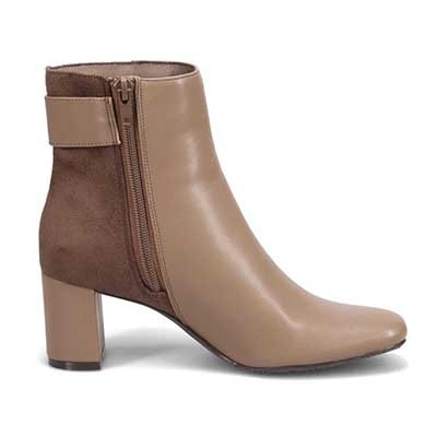 【撥水仕様】テーン tehen サイドの金具がポイント　キレイ目ショーツブーツ　TN6701 OAK-SILKY 23.0