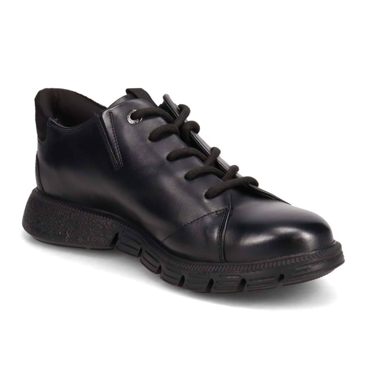 ランバンオンブルー LANVIN en Bleu  カジュアルレザースニーカー　86579 BLACK 25.0